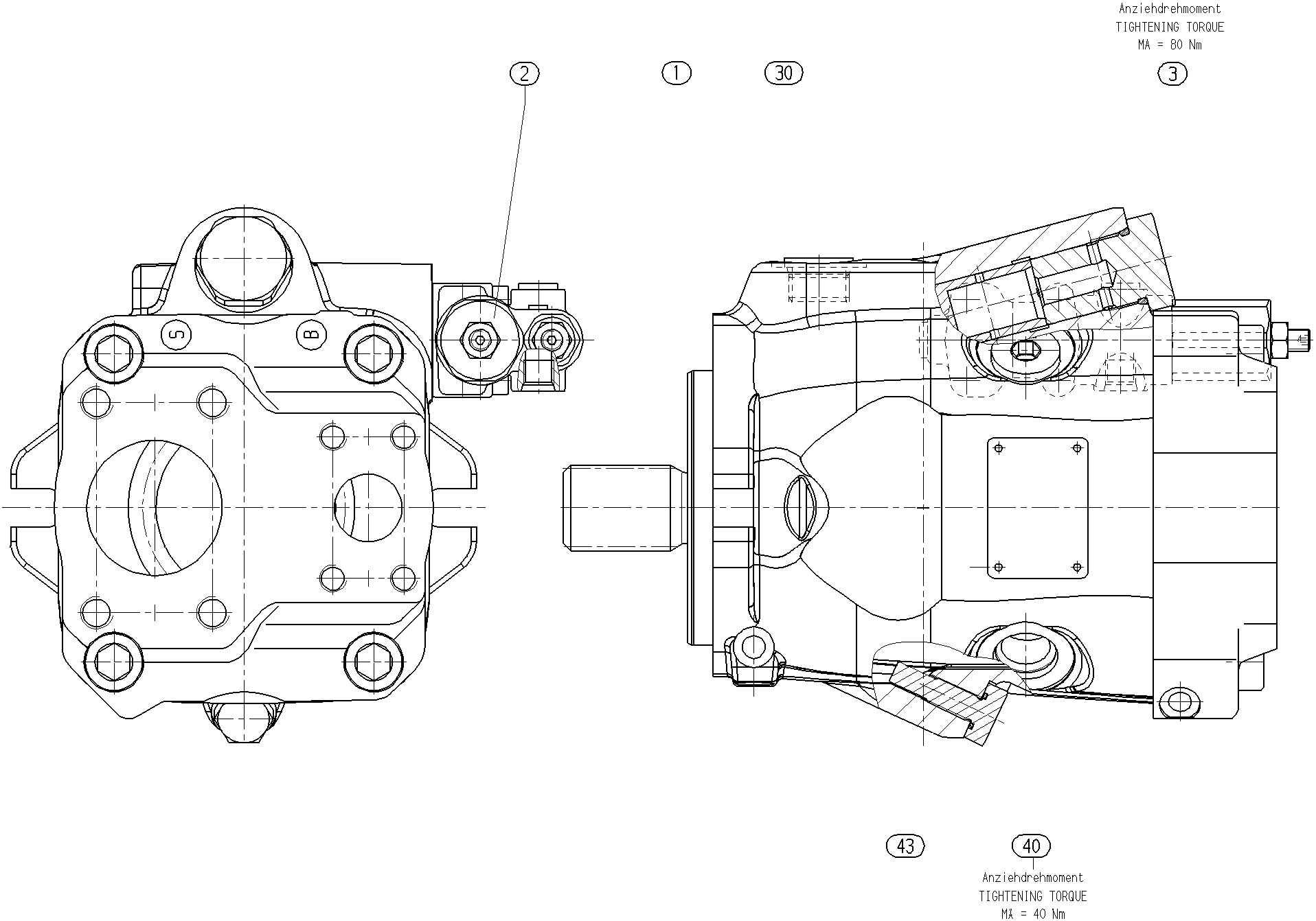 Spare parts exploded drawing